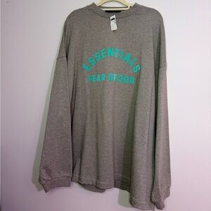 Fear of God Essentials Heather Gray Sweatshirt